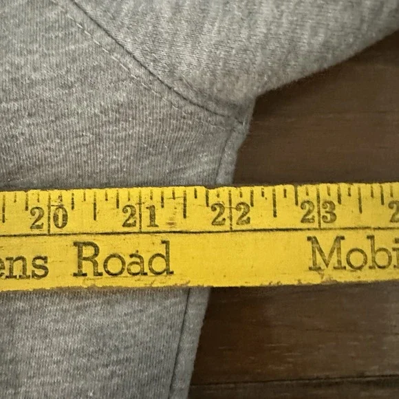 London England Hoodie Full Zip Gray Men's XL Union Jack Flag - Picture 8 of 9